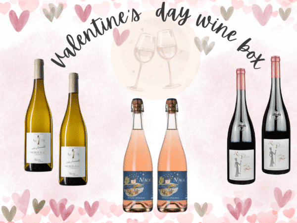 Valentine's day wine box