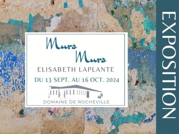 Visuel expo Elisabeth Laplante Murs Murs
