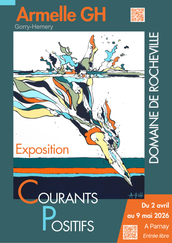 Art exhibition Positive Currents poster