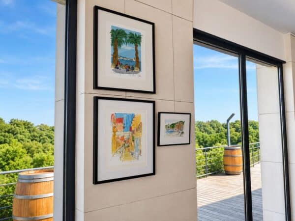 3 dessins de la Croatie par artiste Marilyn MacGregor au Domaine de Rocheville (Loire)