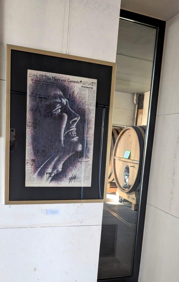 Effacer la douleur 7, 50 x 70 cm, dessin au stylo bille par Eric Manoukian au Domaine de Rocheville